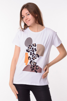 Женская футболка 900768 фото Купить оптом женскую одежду от производителя Одесса | LITTLE SECRET и GIOVEDI