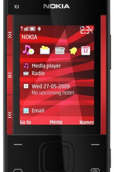 Nokia X3 Black Red фото Смартфоны :: Электроника